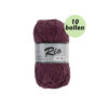 Rio aubergine paars 858 katoen garen - 10bollen