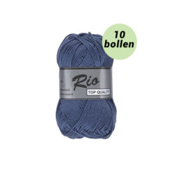Rio jeans blauw 890 katoen garen - 10bollen