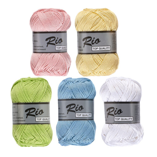 rio lieve set met wit - 5 bollen