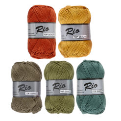 rio mos oker set - 5 bollen