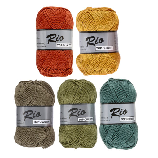 rio mos oker set - 5 bollen