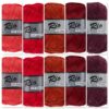 rood kleuren katoengaren set