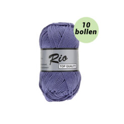 Rio paars blauw 764 katoen garen - 10bollen