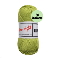 Beijer Cotton eight lentegroen 306 katoen garen - 10 bollen