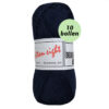 Beijer Cotton eight marine 319 katoen garen - 10 bollen