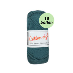 Beijer Cotton eight zeegroen 325 katoen garen - 10 bollen