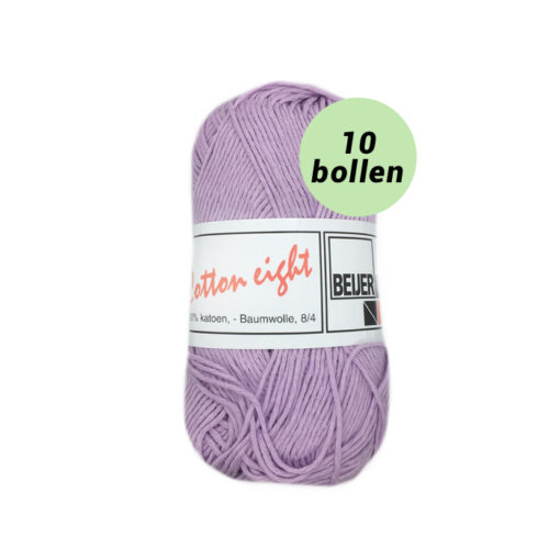 Beijer Cotton eight lila 340 katoen garen - 10 bollen