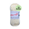 Beijer Cotton eight lichtgeel 354 katoen garen - 10 bollen