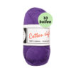 Beijer Cotton eight paars 390 katoen garen - 10 bollen