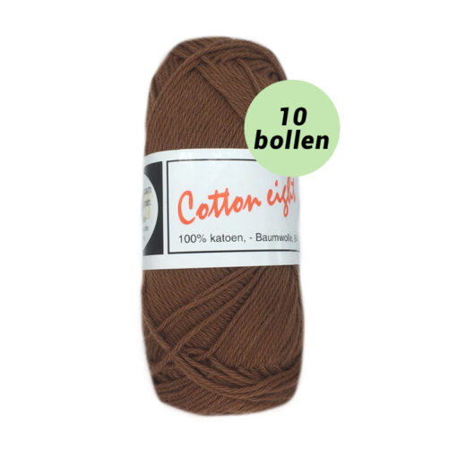 Beijer Cotton eight bruin 397 katoen garen - 10 bollen