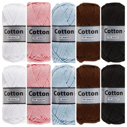 Cotton eight pride kleuren katoengaren set
