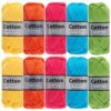 Cotton eight vrolijke kleuren katoengaren set
