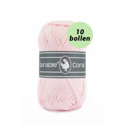 Durable Coral light pink 203 katoen garen - 10 bollen