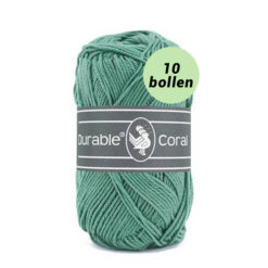Durable Coral vintage green 2134 katoen garen - 10 bollen
