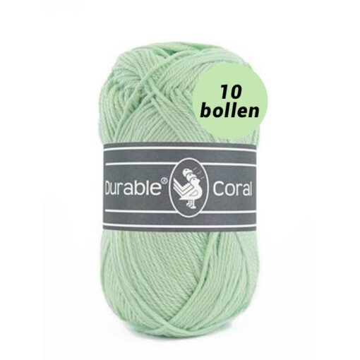 Durable Coral mint 2137 katoen garen - 10 bollen