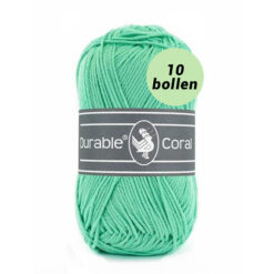 Durable Coral pacific green 2138 katoen garen - 10 bollen