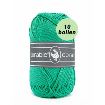 Durable Coral jade 2141 katoen garen - 10 bollen