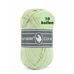 Durable Coral light green 2158 katoen garen - 10 bollen