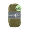 Durable Coral khaki 2168 katoen garen - 10 bollen