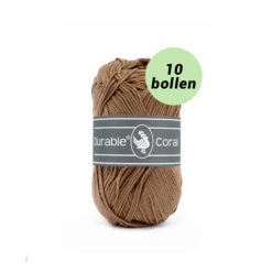 Durable Coral hazelnut 2218 katoen garen - 10 bollen