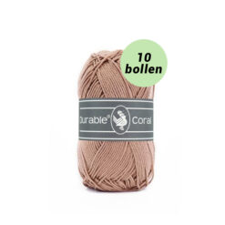 Durable Coral liver 2223 katoen garen - 10 bollen