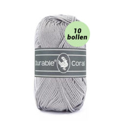 Durable Coral light grey 2232 katoen garen - 10 bollen