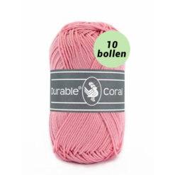 Durable Coral antique pink 227 katoen garen - 10 bollen