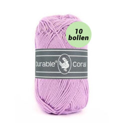 Durable Coral lilac 261 katoen garen - 10 bollen