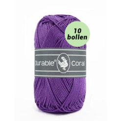 Durable Coral purple 270 katoen garen - 10 bollen