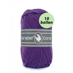 Durable Coral violet 271 katoen garen - 10 bollen