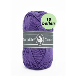Durable Coral indigo 357 katoen garen - 10 bollen