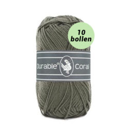 Durable Coral slate 389 katoen garen - 10 bollen