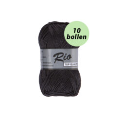 Rio zwart 001 katoen garen - 10bollen