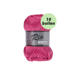 Rio roze 014 katoen garen - 10bollen