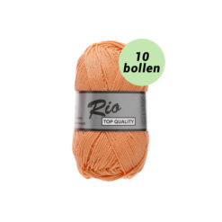 Rio tomaat koraal zalm 065 katoen garen - 10bollen