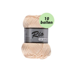 Rio licht huidskleur 218 katoen garen - 10bollen