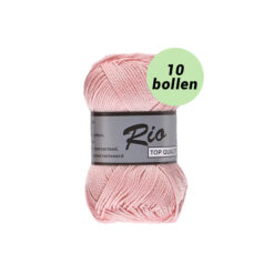 Rio licht roze 708 katoen garen - 10bollen