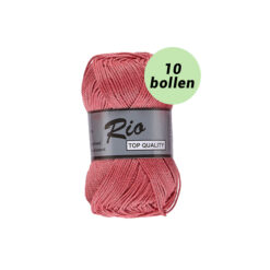 Rio oud roze 730 katoen garen - 10bollen