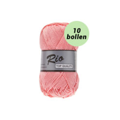 Rio zalm roze 856 katoen garen - 10bollen