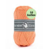Durable Coral apricot 2195 katoen garen - 10 bollen