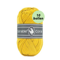 Durable Coral lemon curry 2206 katoen garen - 10 bollen