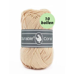Durable Coral sand 2208 katoen garen - 10 bollen