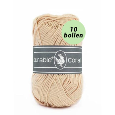 Durable Coral sand 2208 katoen garen - 10 bollen