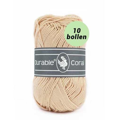 Durable Coral sand 2208 katoen garen - 10 bollen