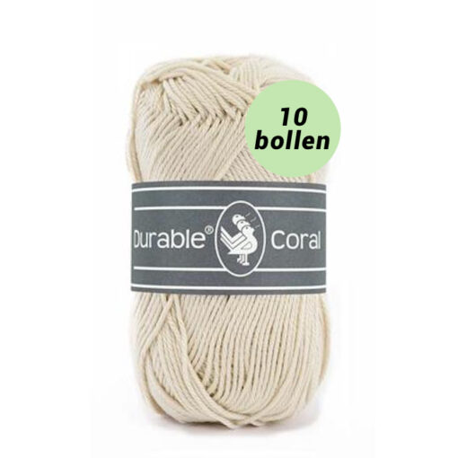 Durable Coral linnen 2212 katoen garen - 10 bollen