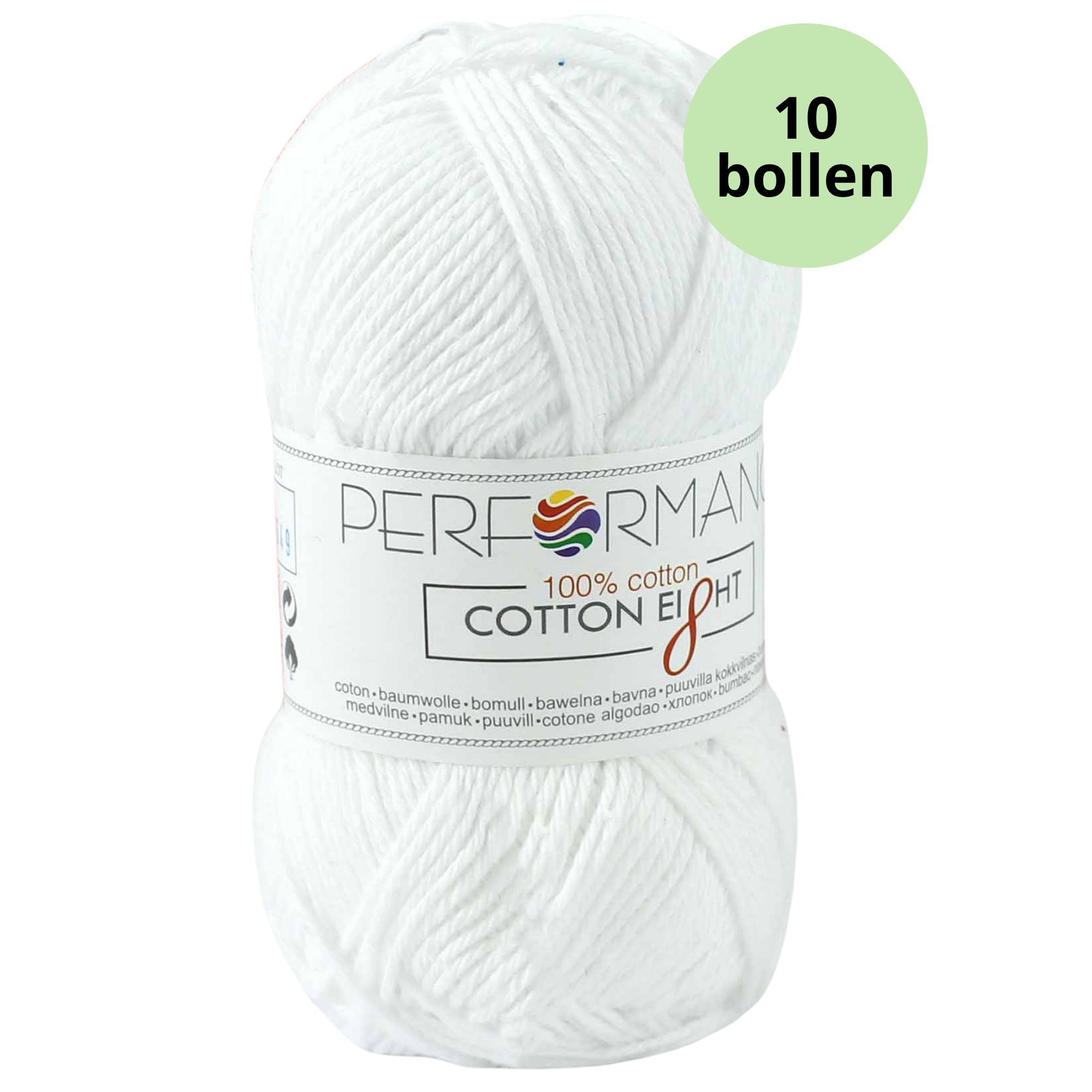 Cotton eight performance yarn 1020 wit