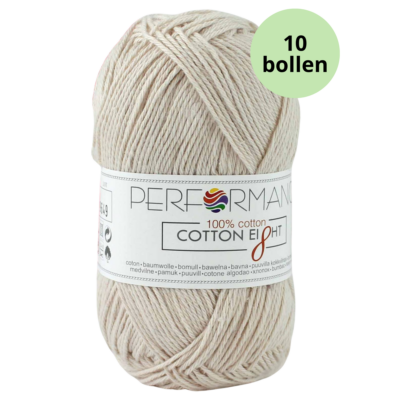 Cotton eight performance yarn 1050 skin roze