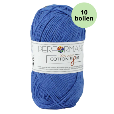 Cotton eight performance yarn 1110 zacht blauw