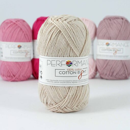 Cotton eight skin roze 1050 katoengaren - 10bollen