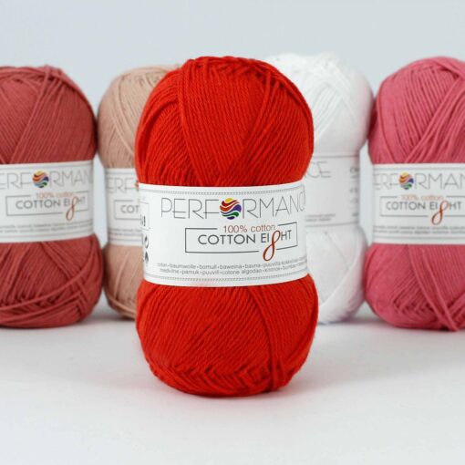 Cotton eight rood 1080 katoengaren - 10bollen
